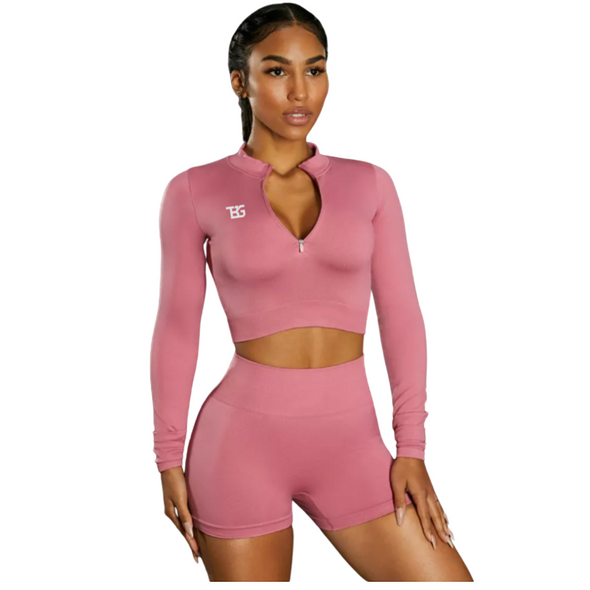 The Better Crop Long Sleeve Set - TheBetterGirl TheBetterGirl Sets TheBetterGirl